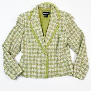 Vintage Plaid Tweed Jacket